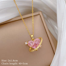 Cargar imagen en el visor de la galería, Collar corazón con flecha - C0039
