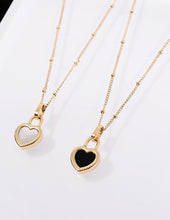 Cargar imagen en el visor de la galería, Collar corazón doble cara - C0031
